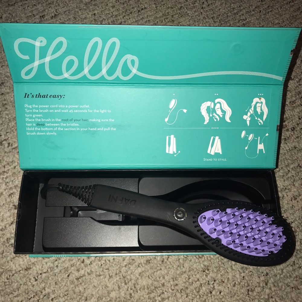 DAFNI Hair Straightening Ceramic Brush